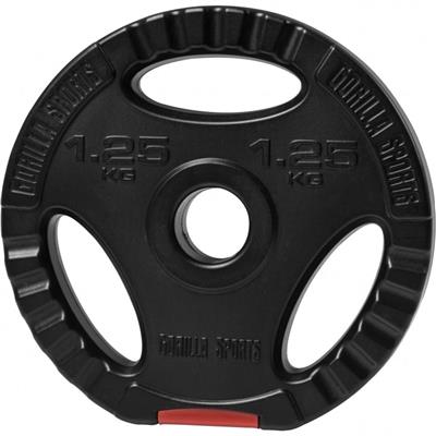 Vægtskive grip hård plast 1,25 kg (30 mm)