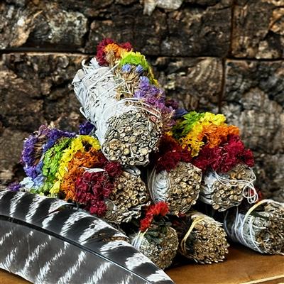 Blå Salvie Chakra bundt