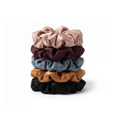5-pak Soft Satin Scrunchies Me
