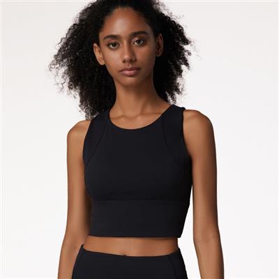 Nordic-wellness Essential Crop Top - Black - XL