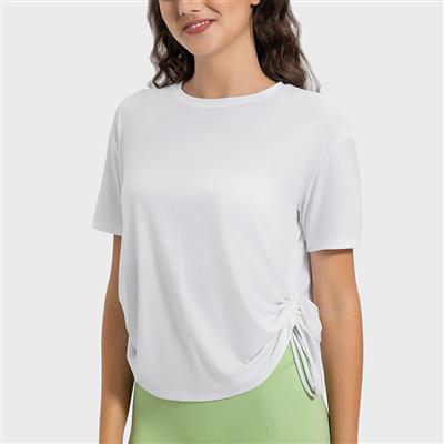 Nordic-wellness Scrunch Tee - White - S