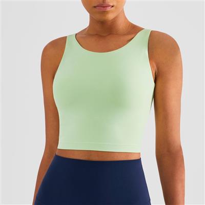 Nordic-wellness Active Longline Sports Bra - Aloe Green - XL