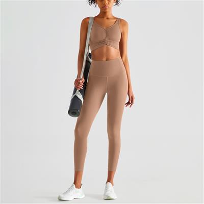 Nordic-wellness Elevate Yoga Set - Soft Brown - L / M